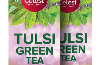 Celest Tulsi Green Teabags | Tulsi Green Tea 50 Tea bags | 25 pcs (Pack of 2)