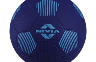 Nivia Home Play Football for Kids, Soft & Lightweight Toy Ball, Safe for Indoor Play, Size – 3 (Blue), Pack of 1