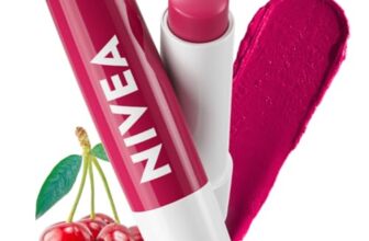 NIVEA Cherry Shine 4.8g Lip Balm|24 H Melt in Moisture Formula|Natural Oils|Glossy Finish,4.8 g (Pack of 1)