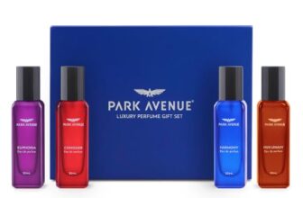 Park Avenue Luxury Perfume Gift Set for Men, 4×20 ml | Euphoria, Conquer, Harmony & Oud Legacy | Eau De Parfum | Premium Luxury Perfume for Corporate Man | Perfume for men Long Lasting Smell