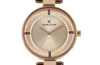 Daniel Klein Metal Analog Dial Women Watch- Dk11467-3,Dial-Rose Gold, Band-Gold