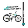 Adrenex Stryker 24T | 85% Pre-Assembled 24 T (inch) Mountain Cycle(Single Speed, Blue, Rigid)