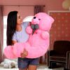 DIKANG 3 FEET Teddy Bear Soft Toys for Kids | Soft Toys for Baby Girl | Plush Soft Toys for Baby Boys and Girls | Teddy Bear Soft Toy for Kids (3 FEET, Pink Teddy Bear)