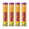 The Plant Fix Plix Ultra Vitality Effervescent, Strength With L-Arginine, Ashwagandha, Safed Musli and Zinc, 15 Effervescent Tablets, Pack of 4 (Orange Burst), 4 count, 15 capsules
