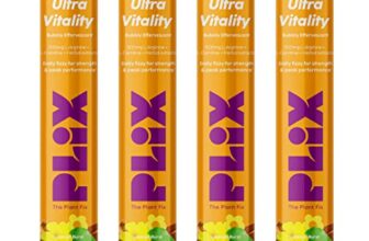 The Plant Fix Plix Ultra Vitality Effervescent, Strength With L-Arginine, Ashwagandha, Safed Musli and Zinc, 15 Effervescent Tablets, Pack of 4 (Orange Burst), 4 count, 15 capsules