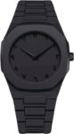 SABR Modern Arabic Numeral Watch with Polycarbonate Band, Octagonal Case, for Men Black Minimalist Watch with Arabic Numerals Modern Wrist Watch Analog Watch  – For Men & Women
