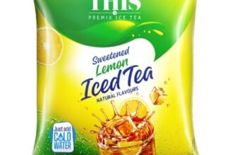 Continental THIS Lemon Iced Tea | Instant Ice Tea Powder | Refreshing Natural Lemon Flavor | Made with Premium Tea Leaves | Source of Vitamin C | 400g Pouch