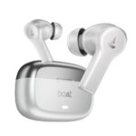 boAt Nirvana Lucid w/ 32 dB ANC, Multi-Point Connectivity, in-Ear Detection, 60HRS Playback, Hearables App, 4 Mics ENx, IPX5 Truly Wireless in Ear Earbuds, TWS Ear Buds(Zinc White)