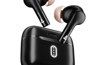 boAt Airdopes 141 Gen 2, 4 Mics ENx Tech, 48 Hrs Playback, Fast Charge, Low Latency, IPX4, v5.4 Bluetooth Earbuds, TWS Ear Buds Wireless Earphones with mic (Active Black)