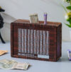 noorr Money box for big savings(7 cm X 20 cm, Brown)