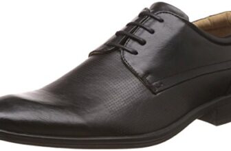 Bata Men’s 8216 AVISON E Formal Derby Lace-Up Shoes for Men|Native-Inspired Comfort with Timeless Design |Ideal for Formal Wear|| Office|Daily Use||Outdoor Events Size- 7 Black