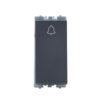 Wipro Northwest Nowa 6A Bell Push, Silver Grey (pack of 20)