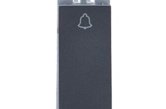 Wipro Northwest Nowa 6A Bell Push, Silver Grey (pack of 20)