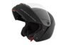 Studds Ninja ELITE Flip Up Full Face Helmet with Plain Center Strip (Black, L)