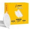Jaquar Strella Slim 8W Round Recess Down Light – Cool White, Energy Efficient LED Ceiling Light for Home and Office (Pack of 1)