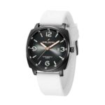 Daniel Hechter Paris Vaneau Collection Analog Watch for Men – Water Resistant Quartz Movement, Date Display with Silicon Strap