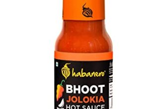 Habanero Bhoot Jolokia Sauce | World’s Hottest Ghost Pepper | Extra hot | Use as Condiment, Marinade or dip | 200g | Vegetarian | Vegan & Gluten Free | Enjoy 10 Servings