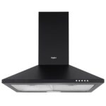 Whirlpool 60cm 900 m3/hr Cassette Filter Kitchen Chimney with 5 Years WARR on Motor | CLASSIC PLUS CF 60 BK HOOD | Black | 3 Speed Push Button Control