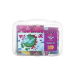 Cello ColourUp Travel Kit | Includes Crayons, Colour Pencils, Sketch Pens, Clay, DIY Passport & Bag Tag | Travel Friendly Suitcase Pack | Ideal for Kids Gifting, Multicolor