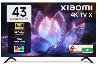 Xiaomi (108 cm) 43 inch X 4K Ultra HD Smart | Dolby Vision | Eye Care Mode | Google TV | L43MB-AIN
