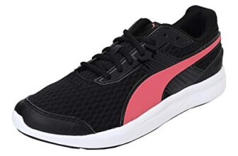 PUMA | Escaper Pro Sneakers | Black-Calypso Coral-White | 3UK