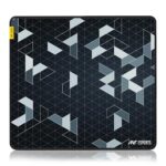 Ant Esports Prism Mouse Pad with Anti-fray Stitching, Waterproof Surface & Non-Slip Rubber Base with Stitched Edges Gaming Mouse Mat for Laptop, Compatible with Laser and Optical Mice – Black