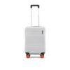 HRX Helium Cabin Size Canes Grey Polypropylene Hard Shell Suitcase – Premium Travel Trolley Bag with 8 Spinner Wheels, Number Lock & Water Resistant Body