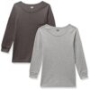 Amazon Brand – Jam & Honey Boys & Girls Slim Fit Thermals (JH-AW21-THTOP_Multi 2_10-11 Years)