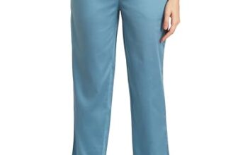 Amazon Brand – Symbol Women’s Tapered Paper Bag Trousers (High Rise Ankle Length | with Self Fabric Belt) (CT-19 Cont_Grey_34)