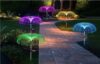 Solar Fiber Optic Garden Stake Lights, Color Changing, 2 Pack