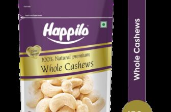 Happilo Natural Premium Whole Cashews(1 x 450 g)