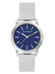 French Connection 3 Hands Blue Dial Round Analog Watch for Women – FCS06SM