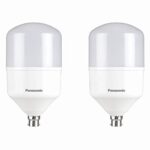 Panasonic 50W B22 LED Cool Day Light Bulb, Pack of 2, (PBUM04507-pk2)
