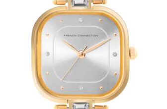 French Connection Sunray Silver Dial Analog Watch for Women – FCN0107GM
