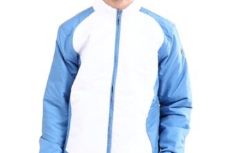 The Indian Garage Co Men Blue Regular Fit Colourblocked Bomber Jacket
