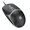 Portronics Toad 103 Wired Optical Mouse with 2400 DPI, Plug & Play, Ambidextrous, Hi-Optical Tracking, 1.5M Cable Length, 30 Lakhs Click Life, Ergonomic Mouse for Comfortable All-Day Grip (Black)