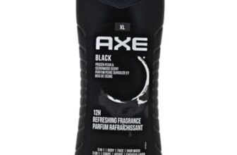 Axe Black 3 In 1 Body, Face & Hair Wash for Men, Long-Lasting Refreshing Frozen Pear & Cedarwood Fragrance for Up To 12hrs, Natural Origin Ingredients, Removes Odor & Bacteria, No Parabens, Dermatologically Tested, 400ml