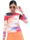 Tokyo Talkies Women Round Neck Full Sleeve Tops TTTP007286 Red M