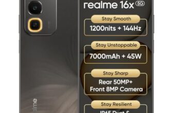 realme 16x 5G Smartphone 6+128GB Brown