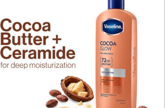 Vaseline Cocoa Glow Serum in Lotion With 100% Pure Cocoa Body Lotion For Dry Skin 725ml(725 ml)