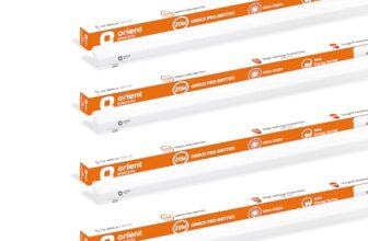 Orient Electric Grace Pro 20W LED Batten| 2000 lumens Bright Light Output| LED tubelight for Home| Sleek & Stylish Design| Non-breakable Polycarbonate housing | Pack of 4
