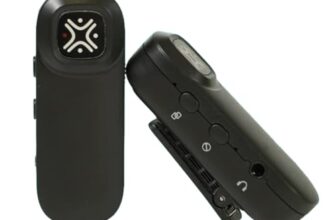 Xtreme Acoustics XAWL303 UHF Wireless Single Channel Collar Microphone for Mobile and Camera Recording with Monitoring for YouTube, Singing, Vlogging, Recording