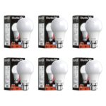 Sturlite Helo 10W LED Bulb| German Quality Certified With Advance CRI Technology| 15000 Hrs Rated Life and 900 Lumens Brightness| BIS and BEE Approved| B22 Base Energy Efficient Lighting – (Pack of 6)