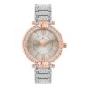 Daniel Klein Analog Silver Round Dial Silver Metal Strap Stone-Studded Water-Resistant Wrist Watch for Women Girls, Ladies DK11138-8