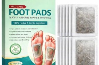 Foot patch (10 pcs) Herbal And Gentle Ingredient Detox Toxin Removal with Bamboo Vinegar and Acupoint Micro-Massage Technology,Natural Ingredients for Sleep Aid, Pain Relief,gel foot pads ,Foot patch (10 pieces)