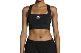 PUMA Women, T7 Crop Top, Black, S, (62421301)