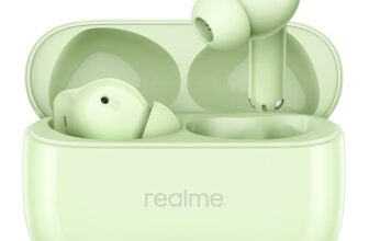 realme Buds N1 True Wireless in-Ear Earbuds with 46dB Hybrid ANC, 360° Spatial Audio, 12.4mm Dynamic Bass Driver, Upto 40Hrs Battery and Fast Charging (Energizing Green)