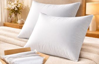 BSB HOME Decorative Throw Pillows for Sofa & Bed, Soft & Fluffy Plush Microfibre Filled Pillows for Couch, Bedroom & Living Room – White, Pack of 2, 16 x 24 Inches (40 x 60 cm)