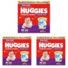 Huggies Complete Comfort Wonder Pants | Pant Style Baby Diapers Medium Size (M), 228 Count | India’s Fastest Absorbing Diaper, Prevents Diaper Rash, Ideal for 7 to 12 Kgs (76 Count, Pack of 9)