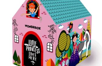 WONDRBOX Princess Unicorn Doll Play Tent House Gifts for Kids 3 Years and Up Girls | Big Size, Light Weight and Water Resistant